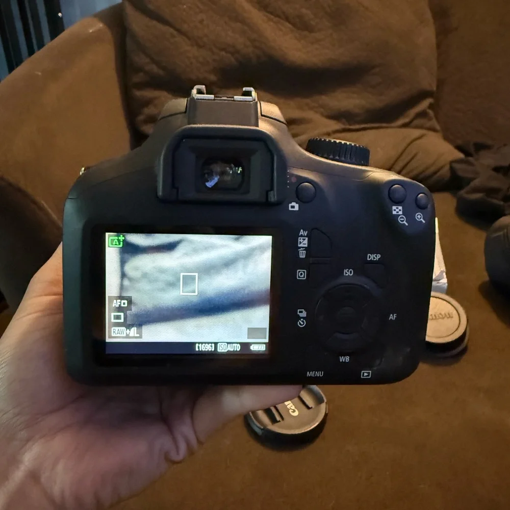 Canon Black Digital Camera with Zoom Lens